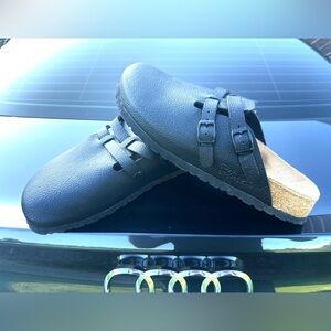 Birkenstock 2 strap sandal slip on moccasin style